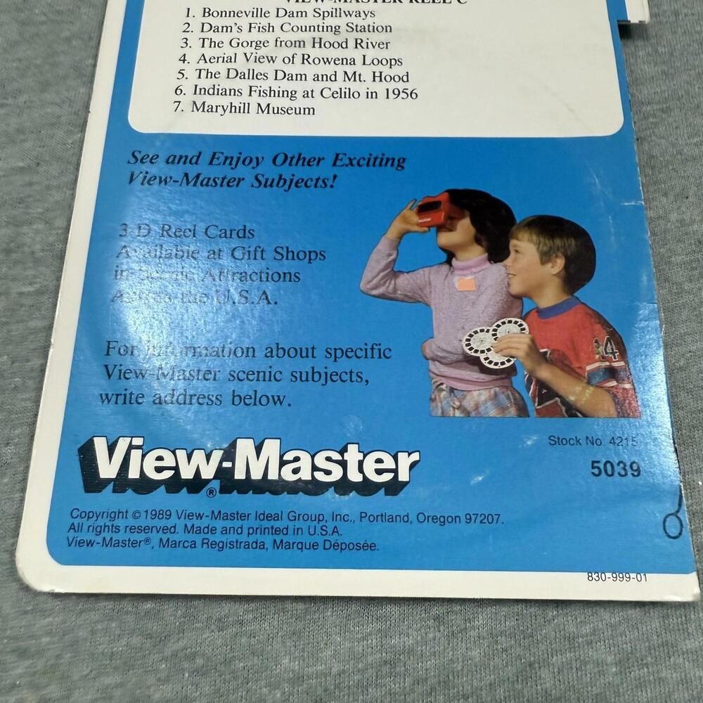 VIEW-MASTER 3-D Tour - Sealed Pack - Columbia River Gorge Oregon Washington VTG - Picture 4 of 6
